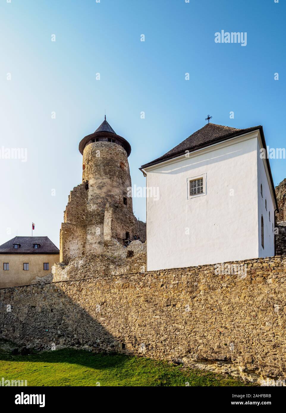 Il castello di Stara Lubovna, Regione di Presov, Slovacchia Foto Stock