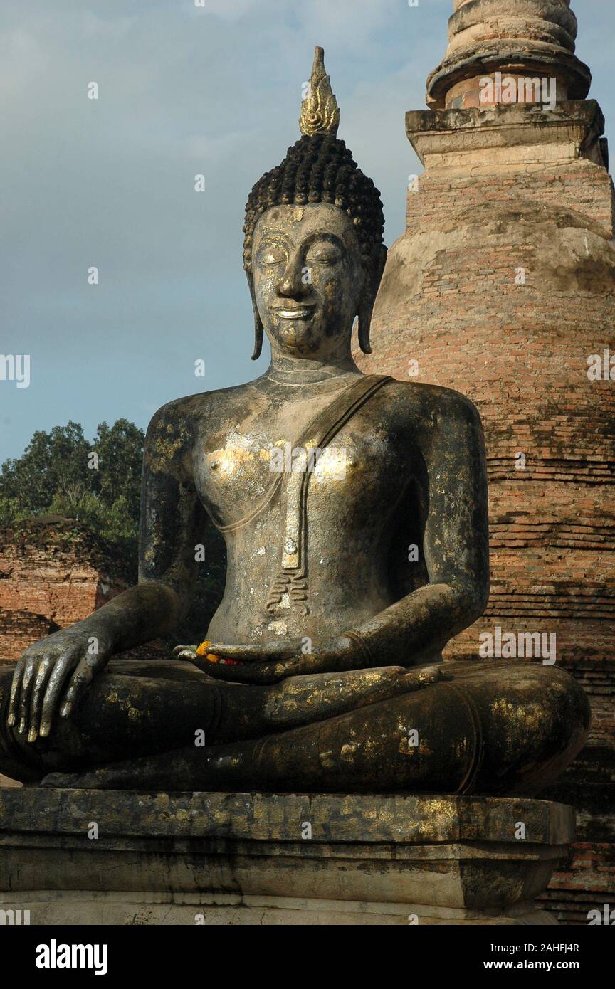 Sukhothai Sito Patrimonio Mondiale dell'UNESCO in Thailandia Foto Stock