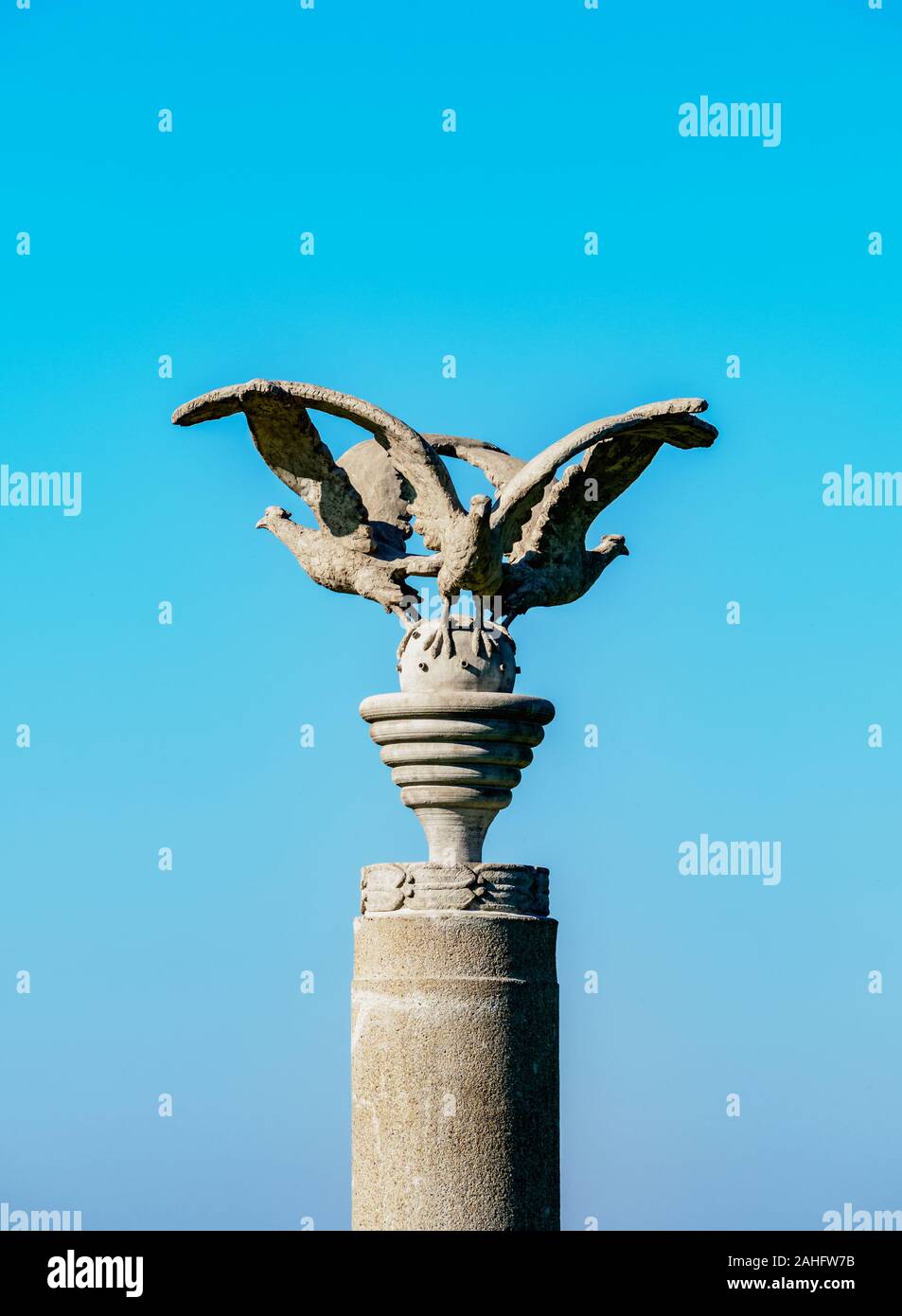 Monumento di Majdanek, Tedesco campo di lavoro e sterminio nazista, Lublino Lublino voivodato, Polonia Foto Stock