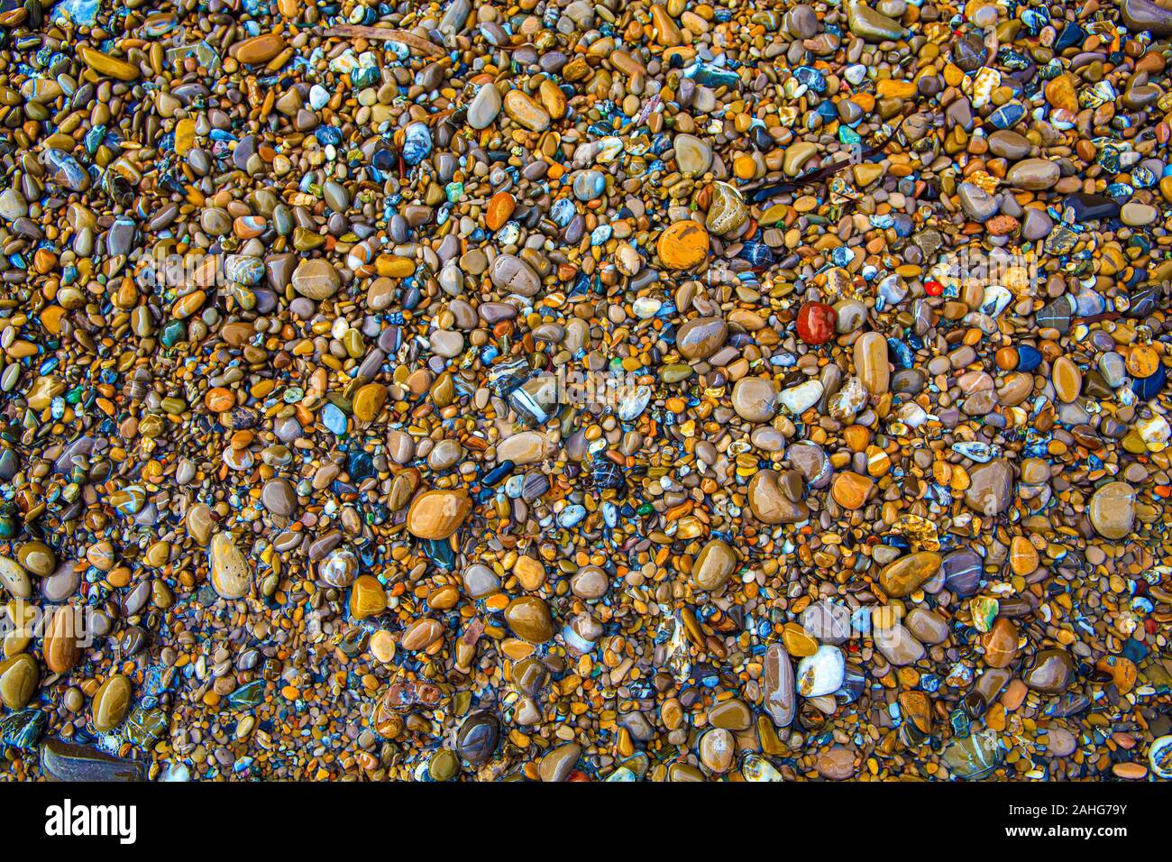 In prossimità di un vecchio e rotto texture di pietra Foto Stock