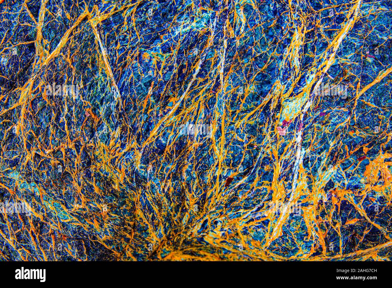 In prossimità di un vecchio e rotto texture di pietra Foto Stock
