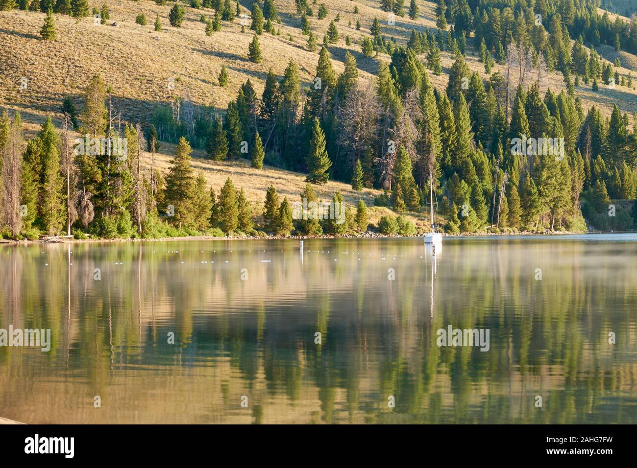 Il lago di Alturas, Idaho, Stati Uniti d'America Foto Stock