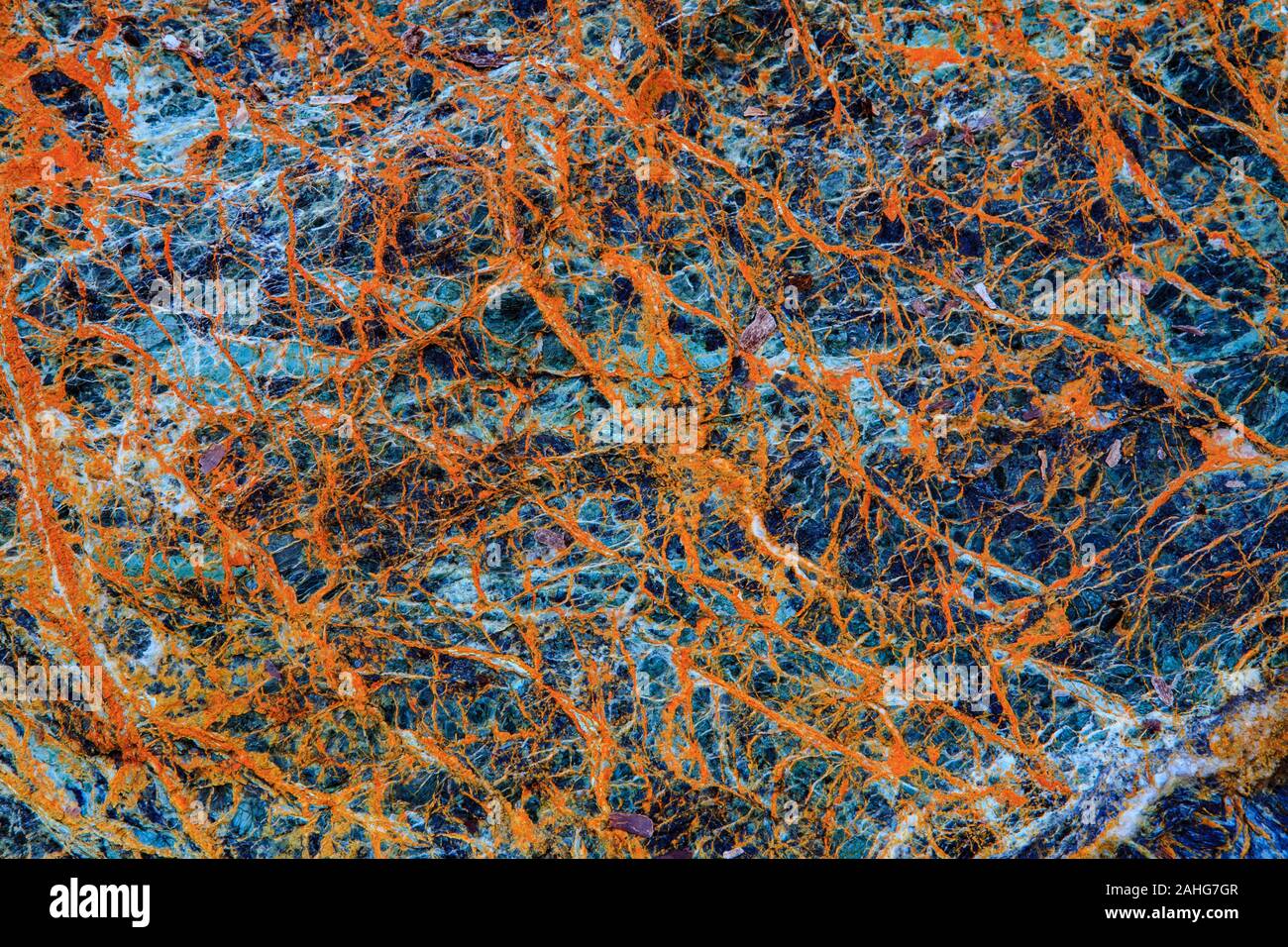 In prossimità di un vecchio e rotto texture di pietra Foto Stock