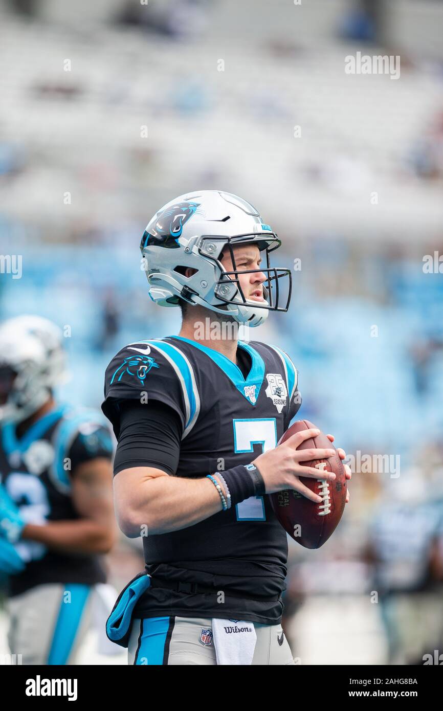 Charlotte, NC, Stati Uniti d'America. 29 Dic, 2019. La NFL matchup presso la Bank of America Stadium di Charlotte, NC. (Scott Kinser/Cal Sport Media). Credito: csm/Alamy Live News Foto Stock