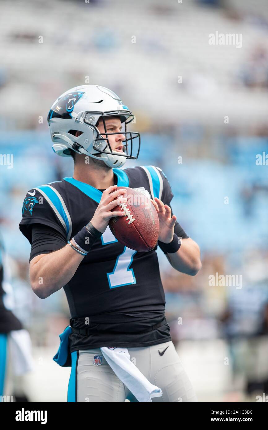 Charlotte, NC, Stati Uniti d'America. 29 Dic, 2019. La NFL matchup presso la Bank of America Stadium di Charlotte, NC. (Scott Kinser/Cal Sport Media). Credito: csm/Alamy Live News Foto Stock