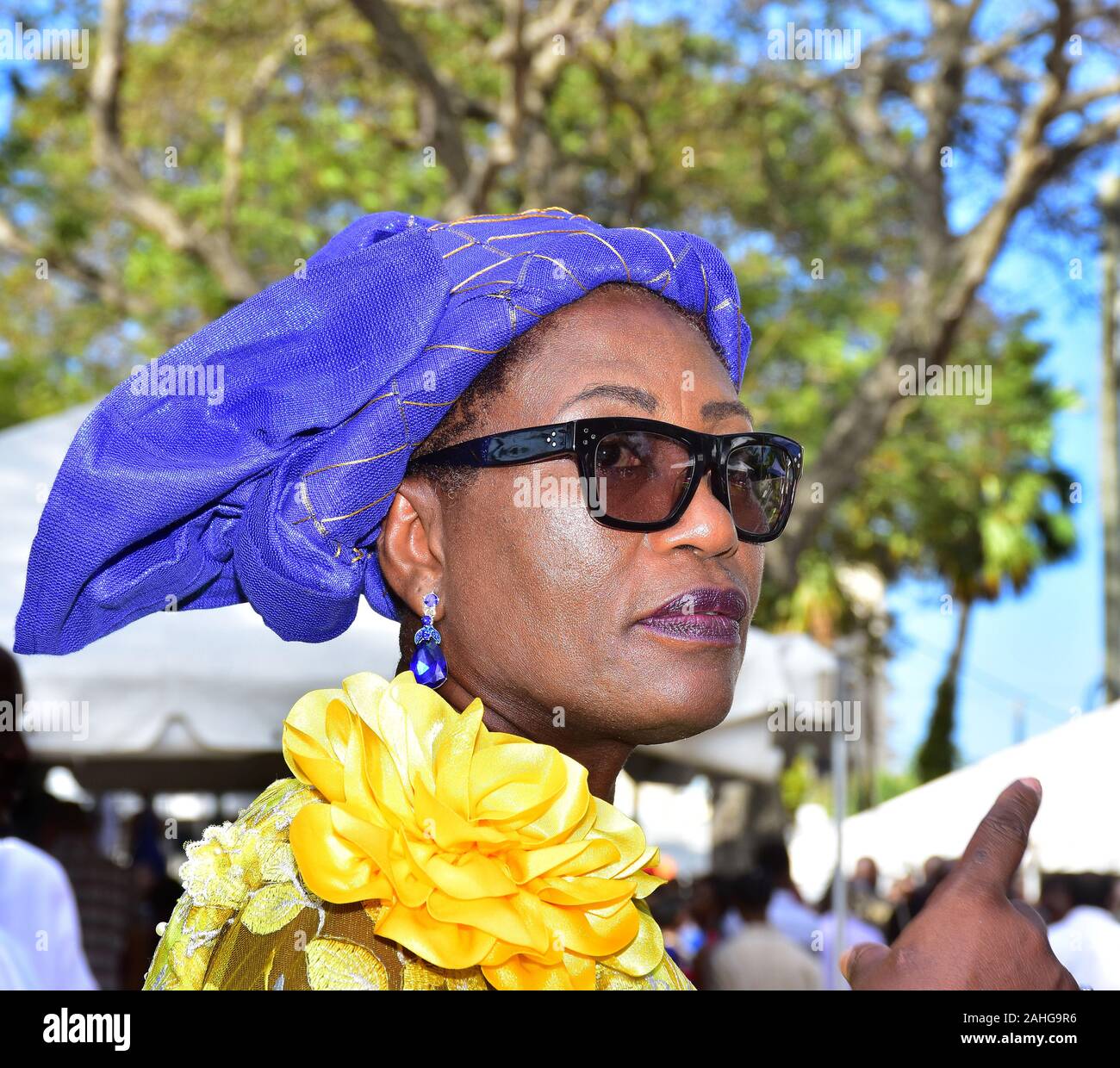 Natale 2019: Evento annuale In Queen's Park Barbados Foto Stock