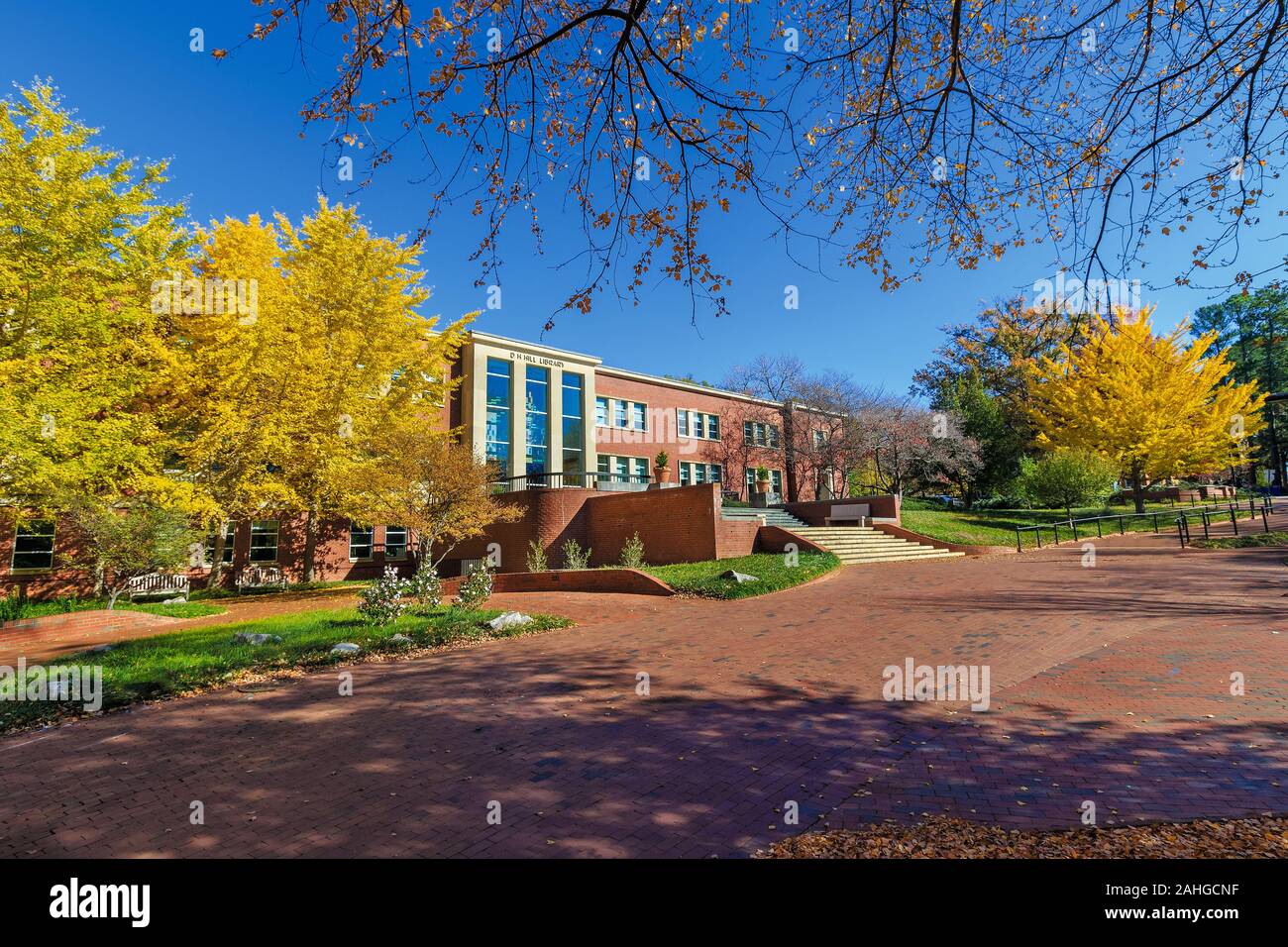 RALEIGH, NC, Stati Uniti d'America - 24 novembre: D. H. Hill libreria su 24 Novembre 2017 presso la North Carolina State University in Raleigh, North Carolina. Foto Stock