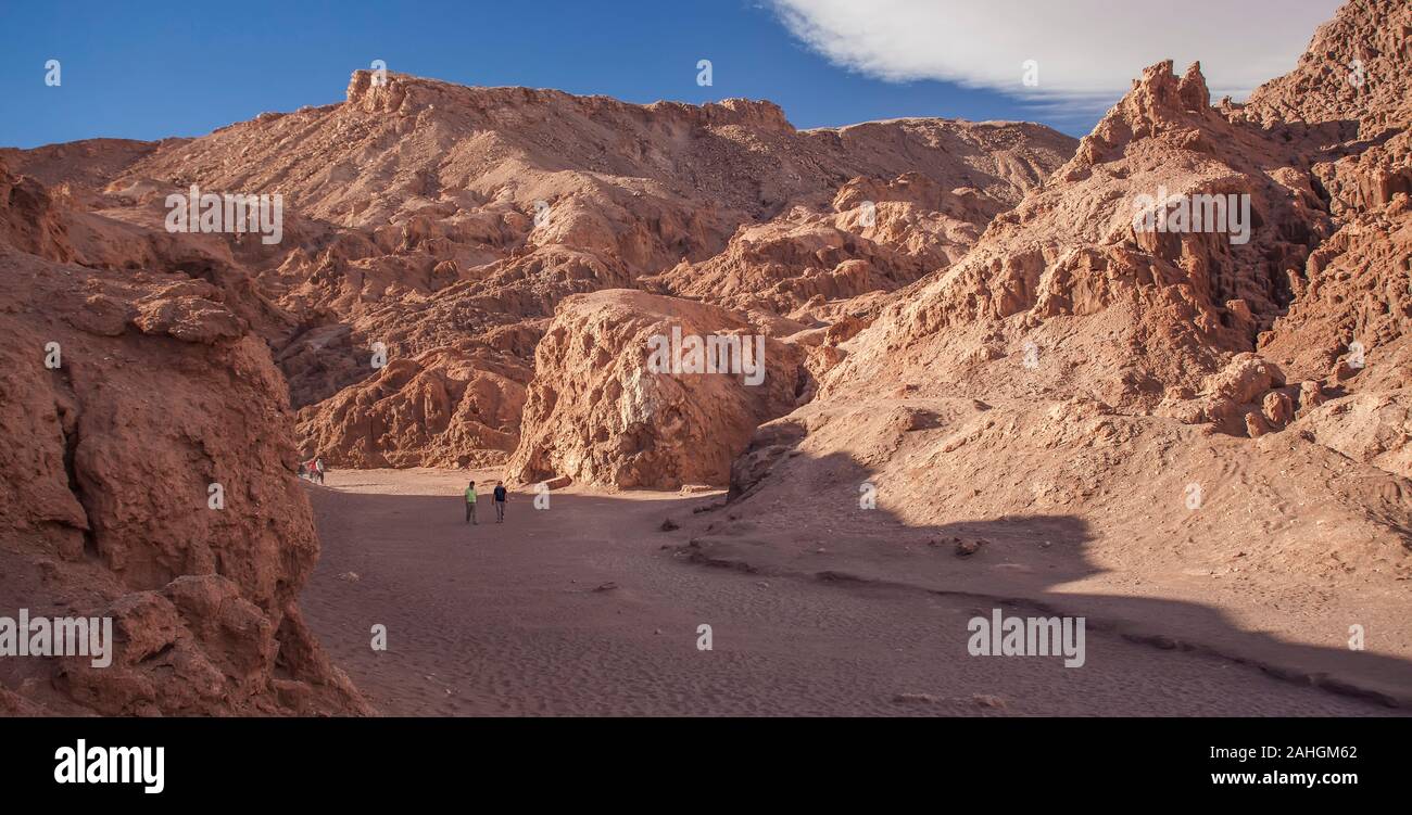 Valle de la Luna, Atacama, Cile Foto Stock