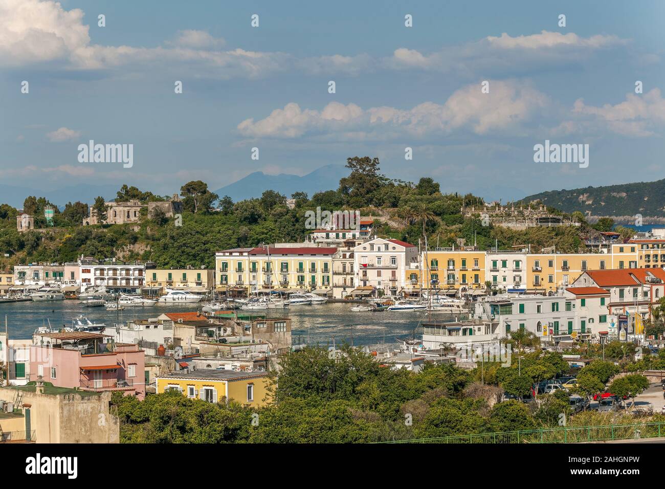 Porto di Ischia Porto, Ischia, Napoli, campania, Italy Foto Stock