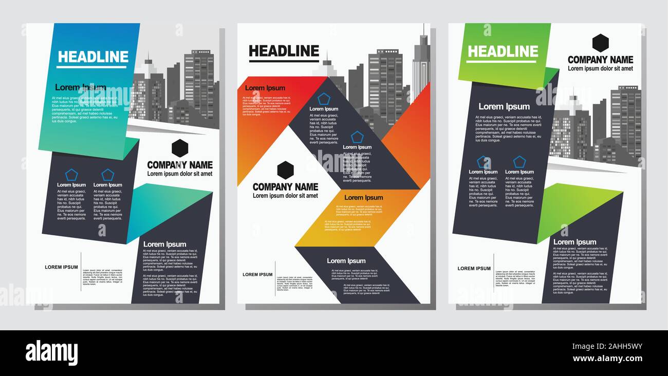 Aziendale Corporate Flyer, relazione annuale, poster e brochure  progettazione e presentazione di copertura con un design semplice e moderno  modello di vettore di sfondo Immagine e Vettoriale - Alamy