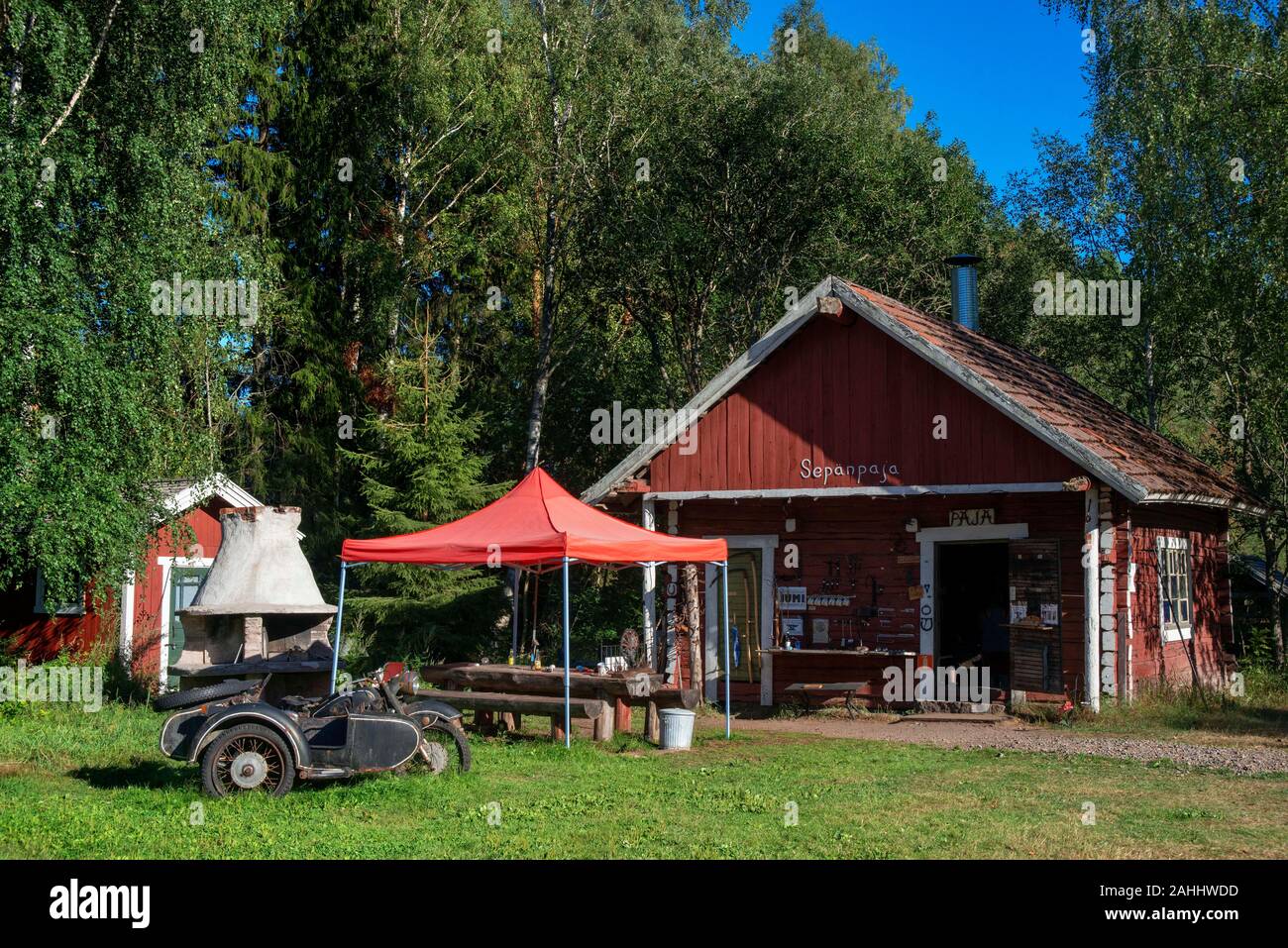 Kustavin Savipaj villaggio artigianale nel sud-ovest della Finlandia arcipelago. L'arcipelago ring road o Saariston rengastie è piena di cose da vedere e fare un Foto Stock