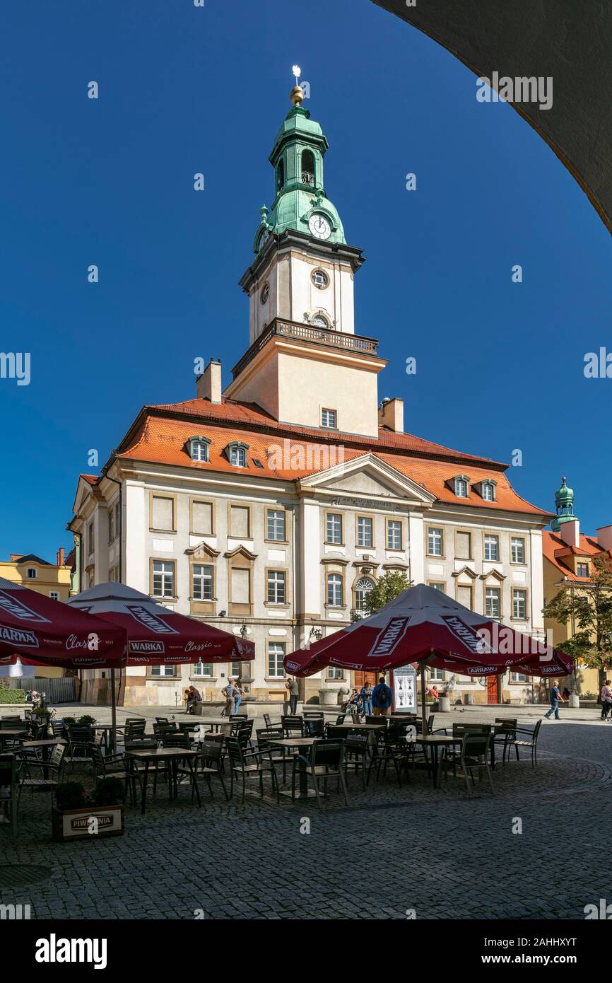 Jelenia Gora, Baroque-Classicist Municipio dal 1749, Polonia Foto Stock