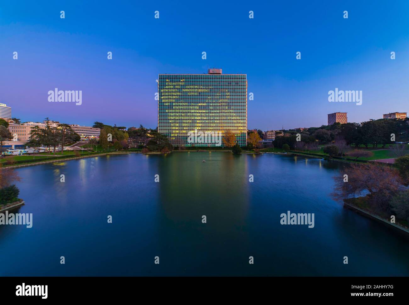ENI ha sede in Roma Foto Stock