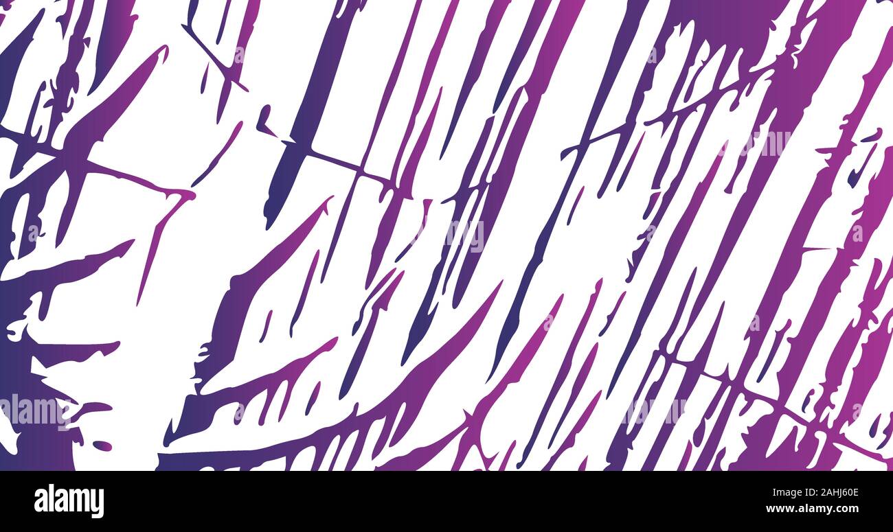 Graffi viola sfondo astratto, grungy effetto su bianco Illustrazione Vettoriale