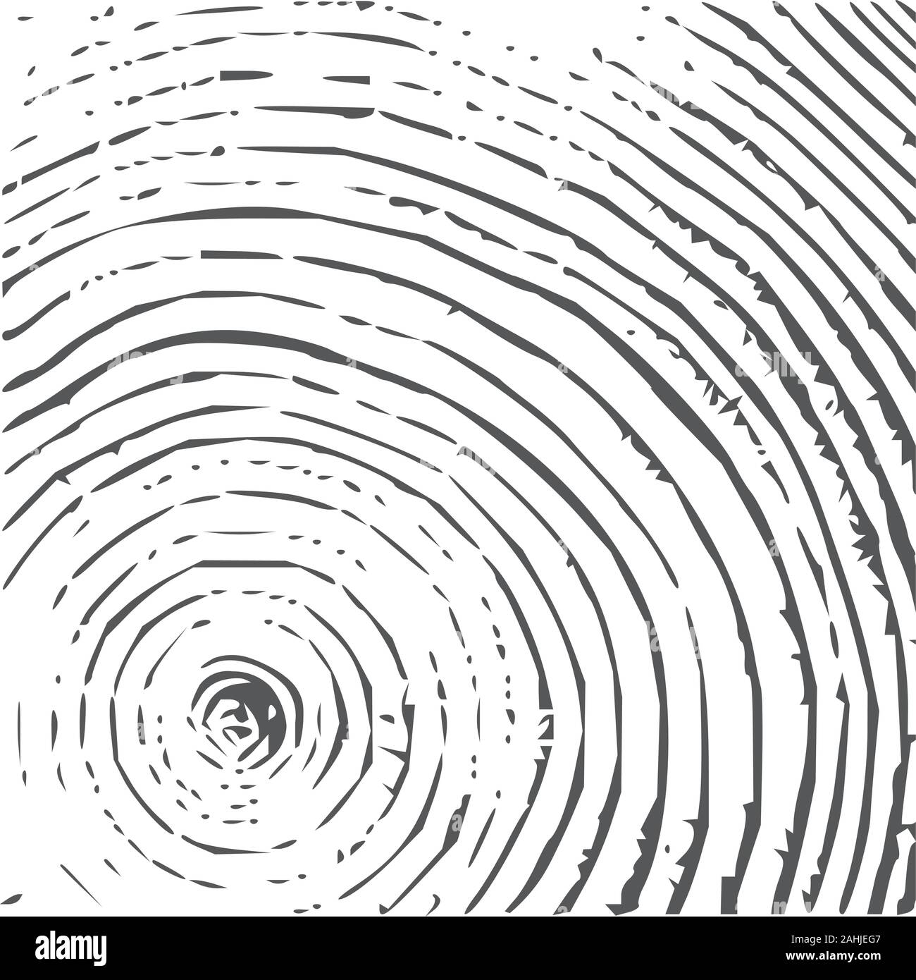 Anelli albero sfondo, tagliare tronco di albero, texture di legno, concetto di legname. La grafica vettoriale. Illustrazione Vettoriale