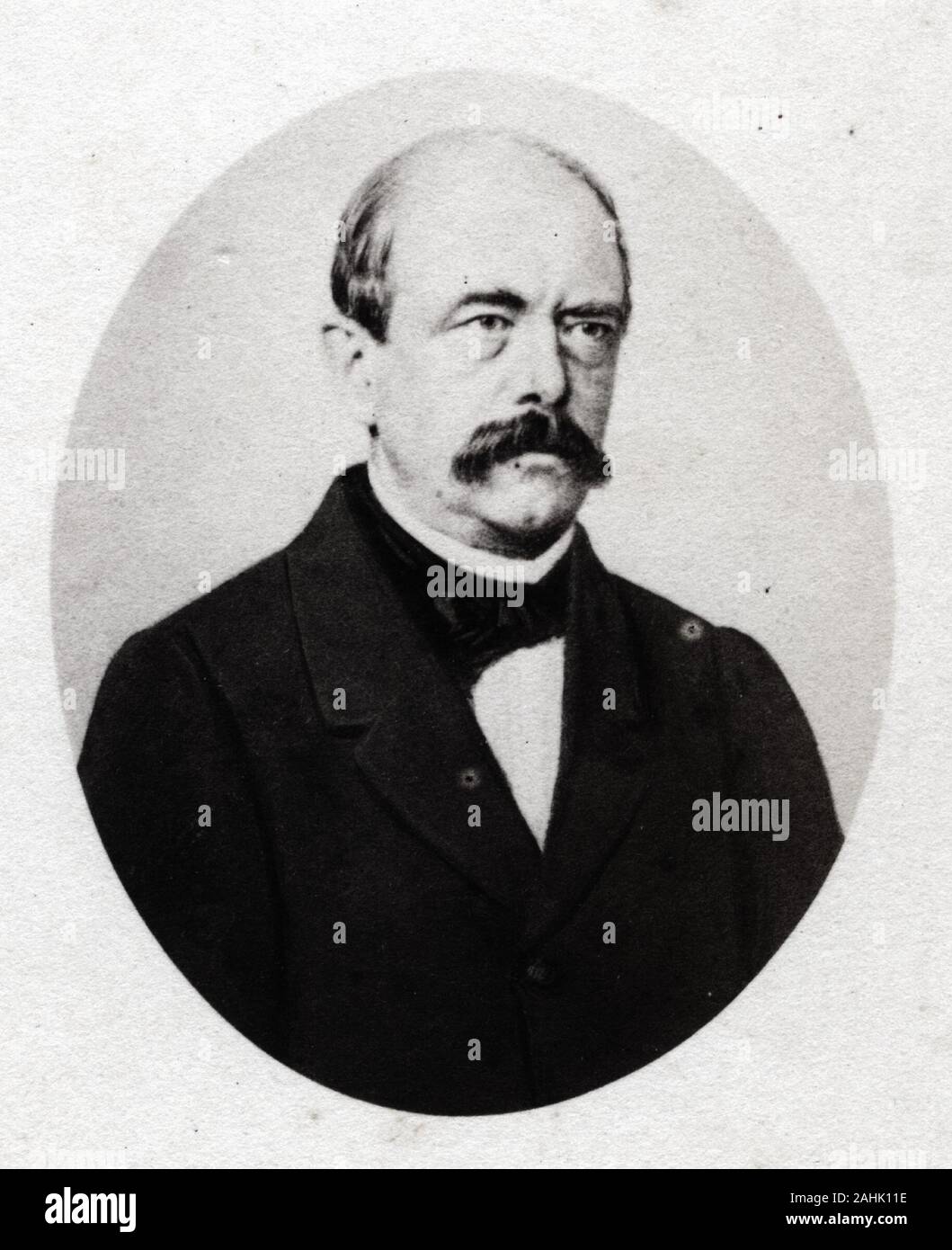 Otto von Bismarck, da Alessandro Pavia, ca 1865 Foto Stock