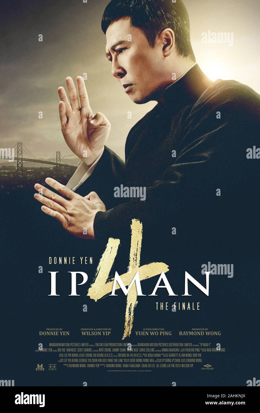 IP MAN 4: LA FINALE (aka Yip Man 4), US poster, Donnie Yen come Ip Man,  2019. © Ben Go USA / cortesia Everett Collection Foto stock - Alamy