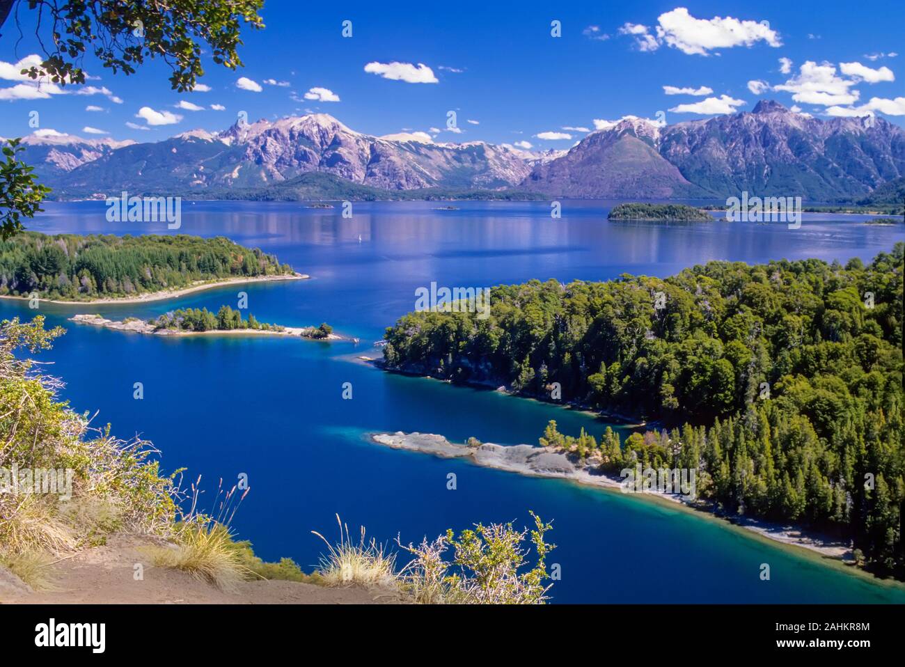 Lago Nahuel Huapi, nr Bariloche, Argentina Foto Stock