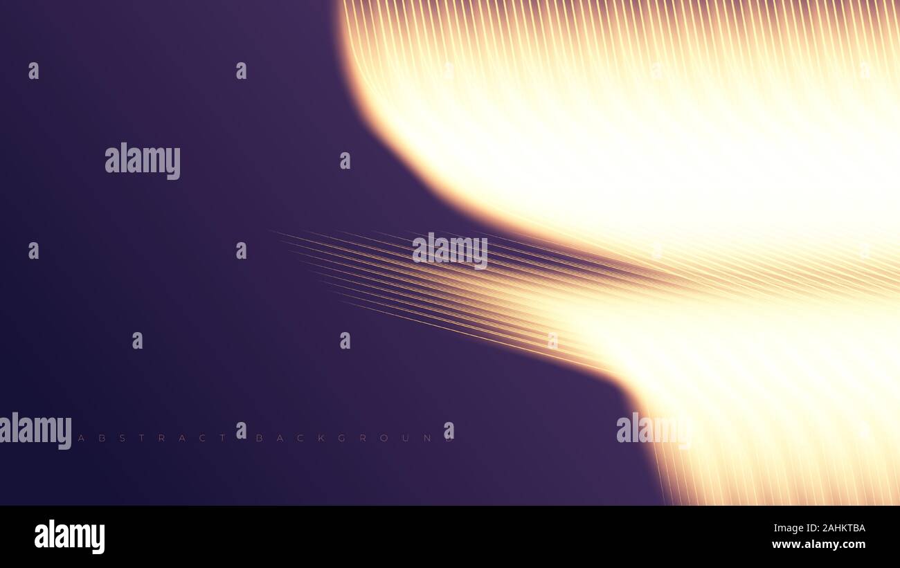 Un vettore arte del modello futuristico per landing page, progettazione dell'interfaccia utente La pagina web, key visual,ecc. Illustrazione Vettoriale