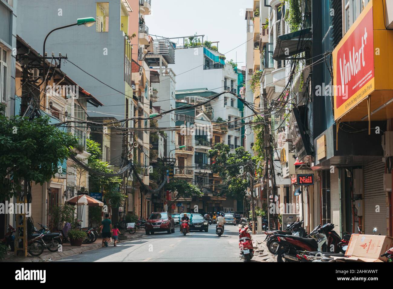 Appartamento Residenziale isolati sulla periferia della città vecchia di Hanoi e il Vietnam Foto Stock