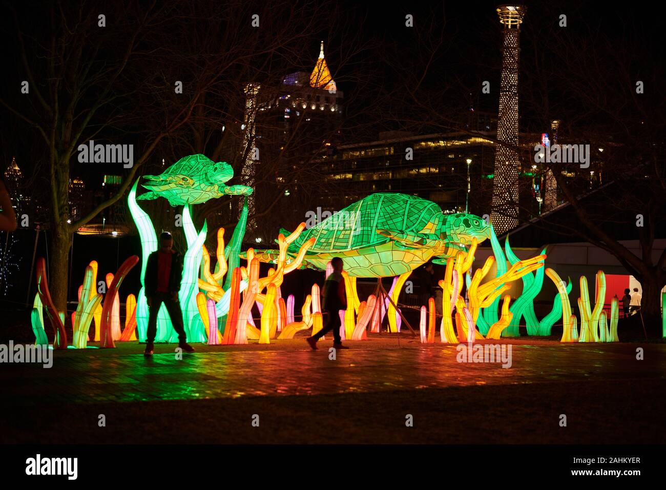 Atlanta Lanterna cinese Festival 2019 Foto Stock