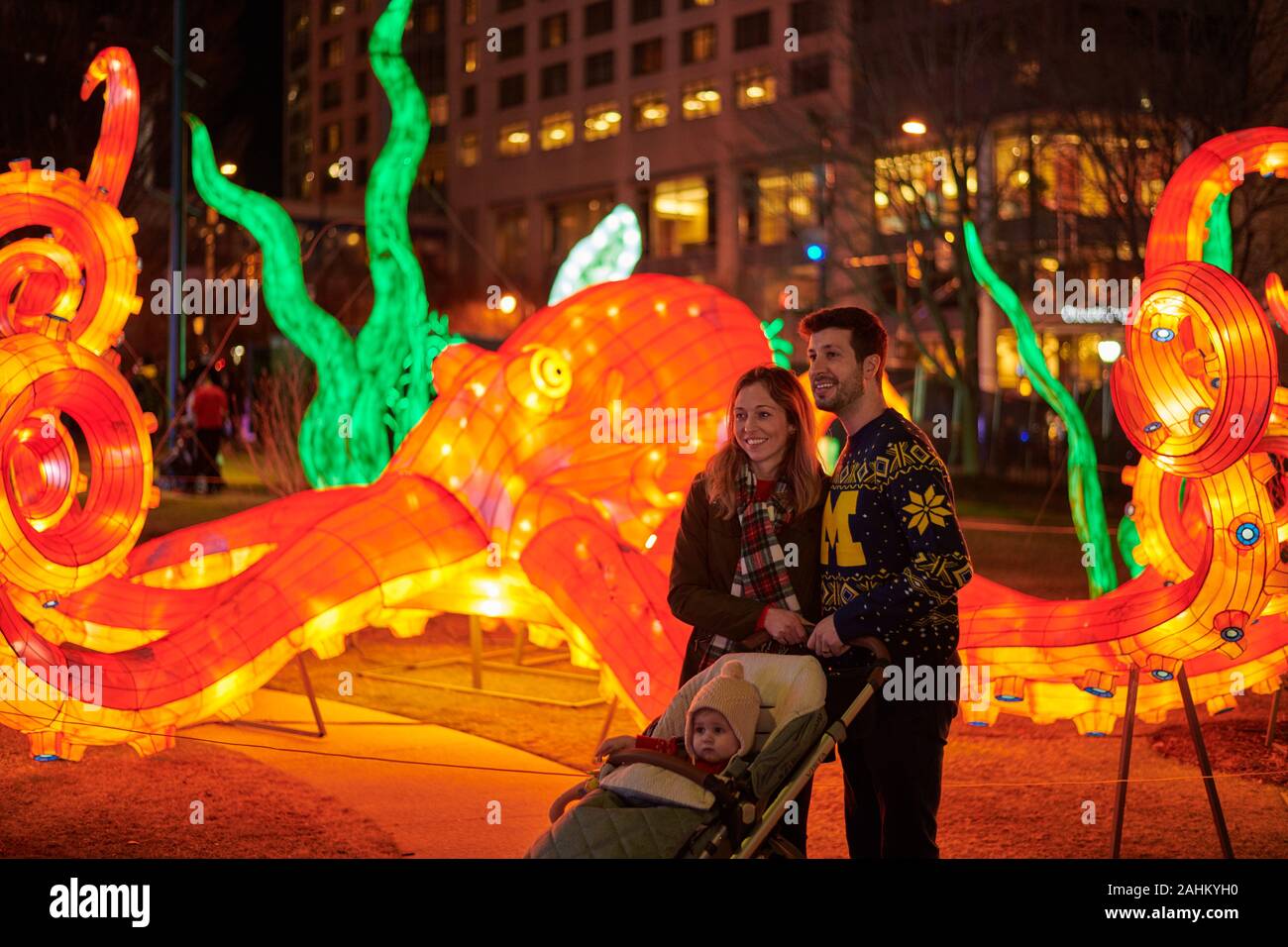 Atlanta Lanterna cinese Festival 2019 Foto Stock