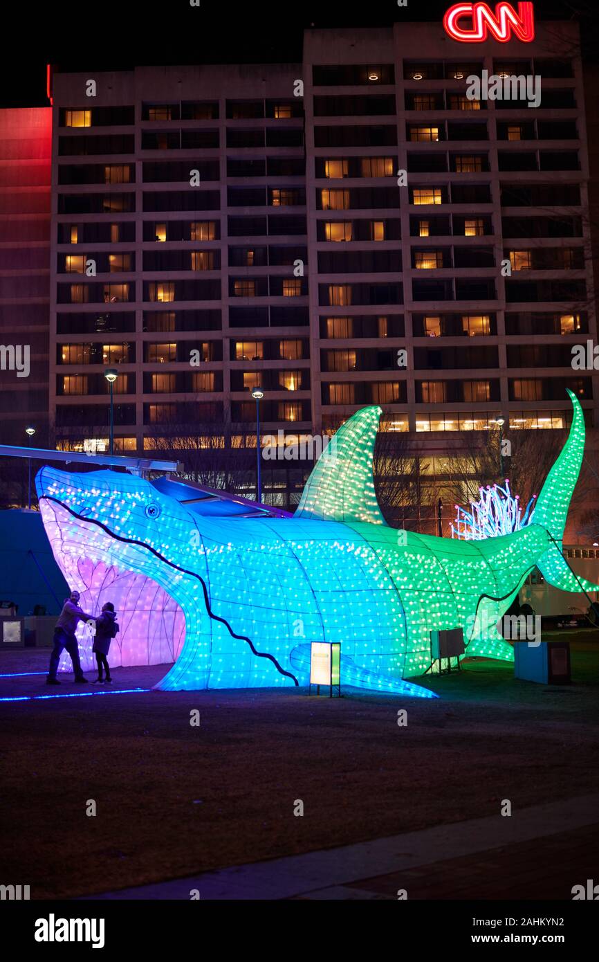 Atlanta Lanterna cinese Festival 2019 Foto Stock