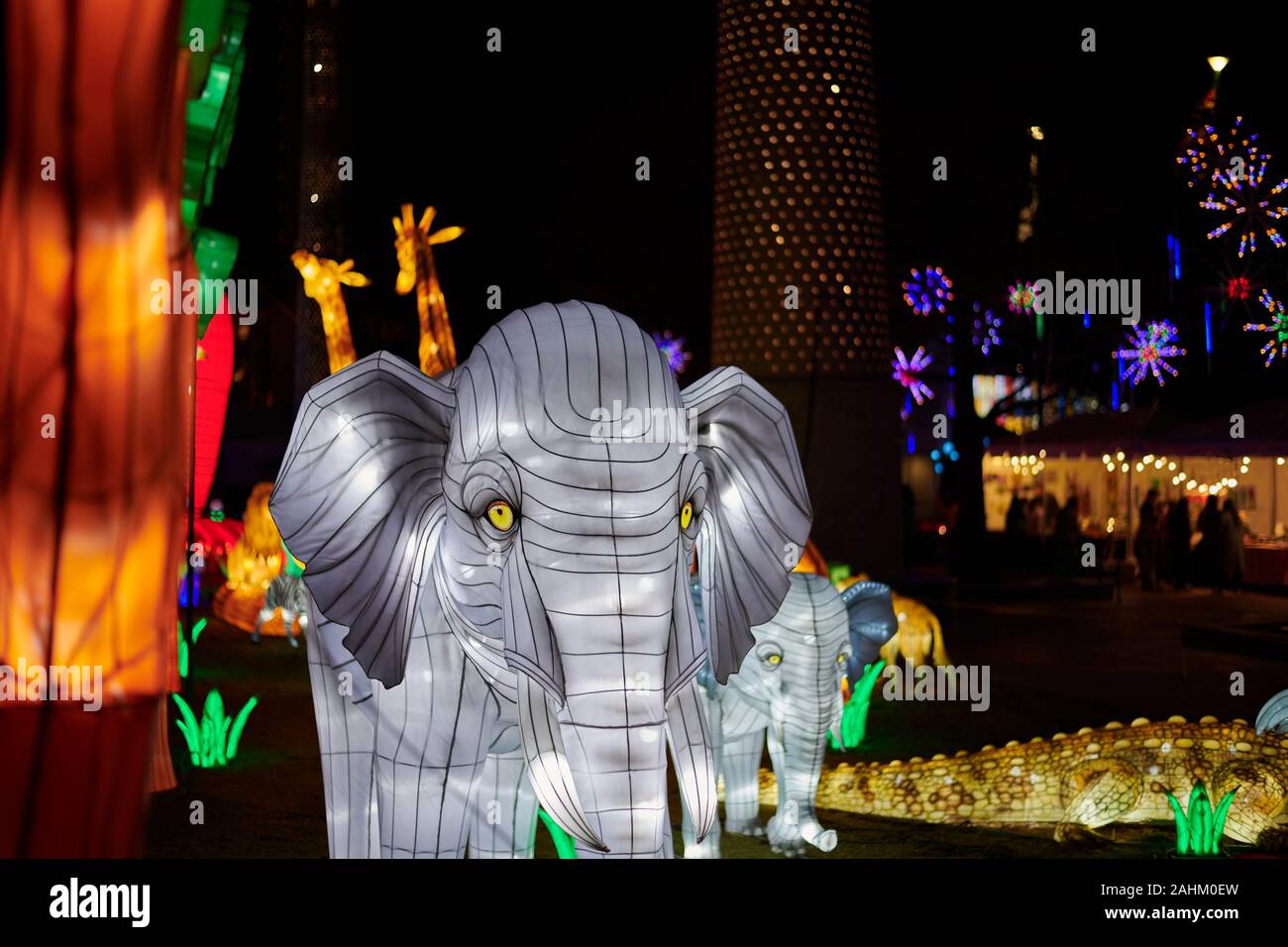 Atlanta Lanterna cinese Festival 2019 Foto Stock