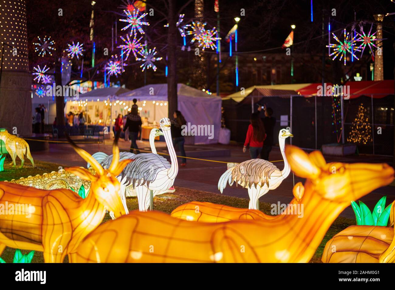 Atlanta Lanterna cinese Festival 2019 Foto Stock