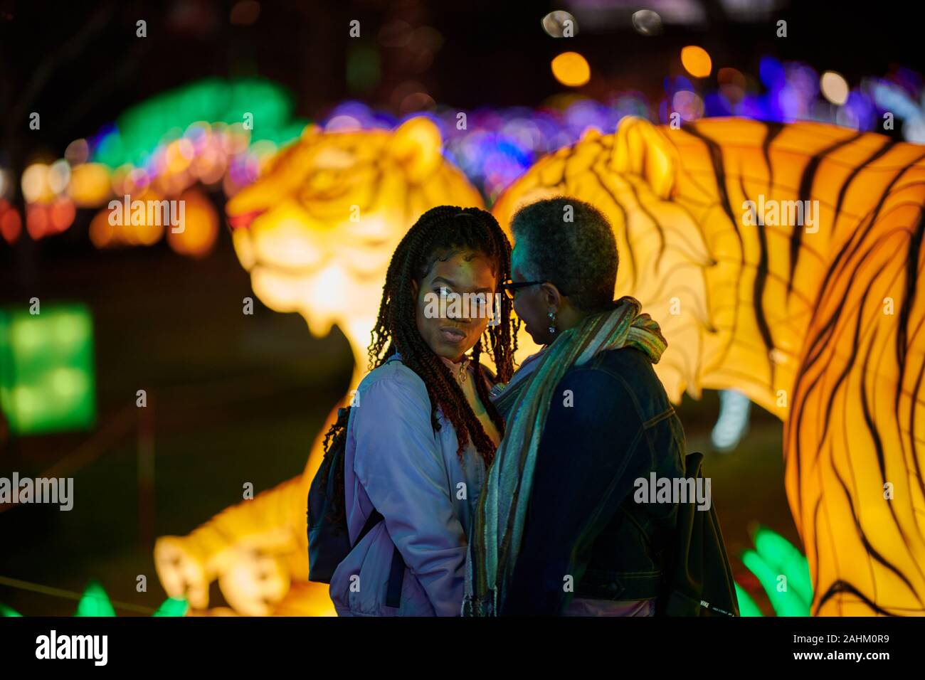 Atlanta Lanterna cinese Festival 2019 Foto Stock