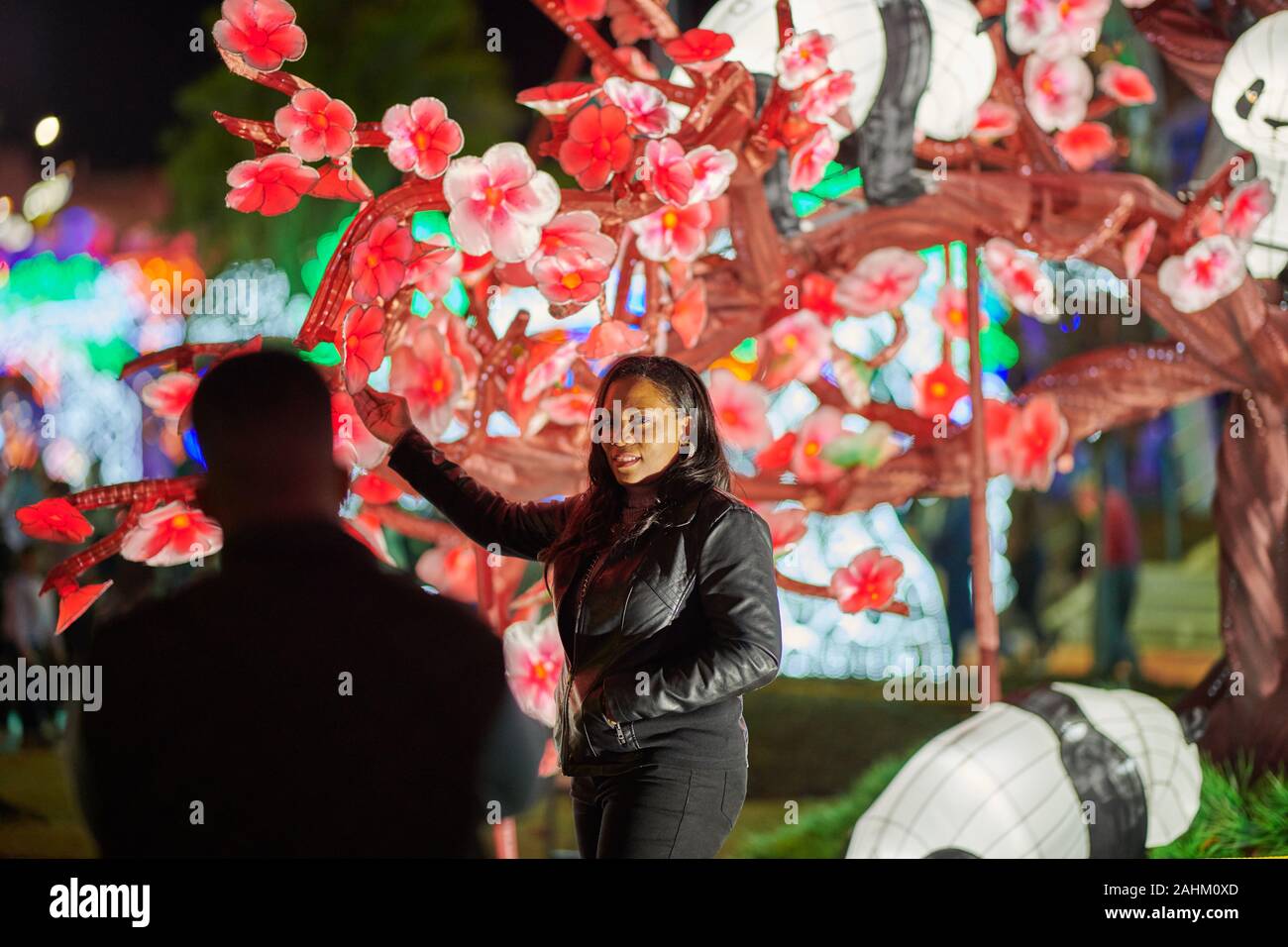 Atlanta Lanterna cinese Festival 2019 Foto Stock