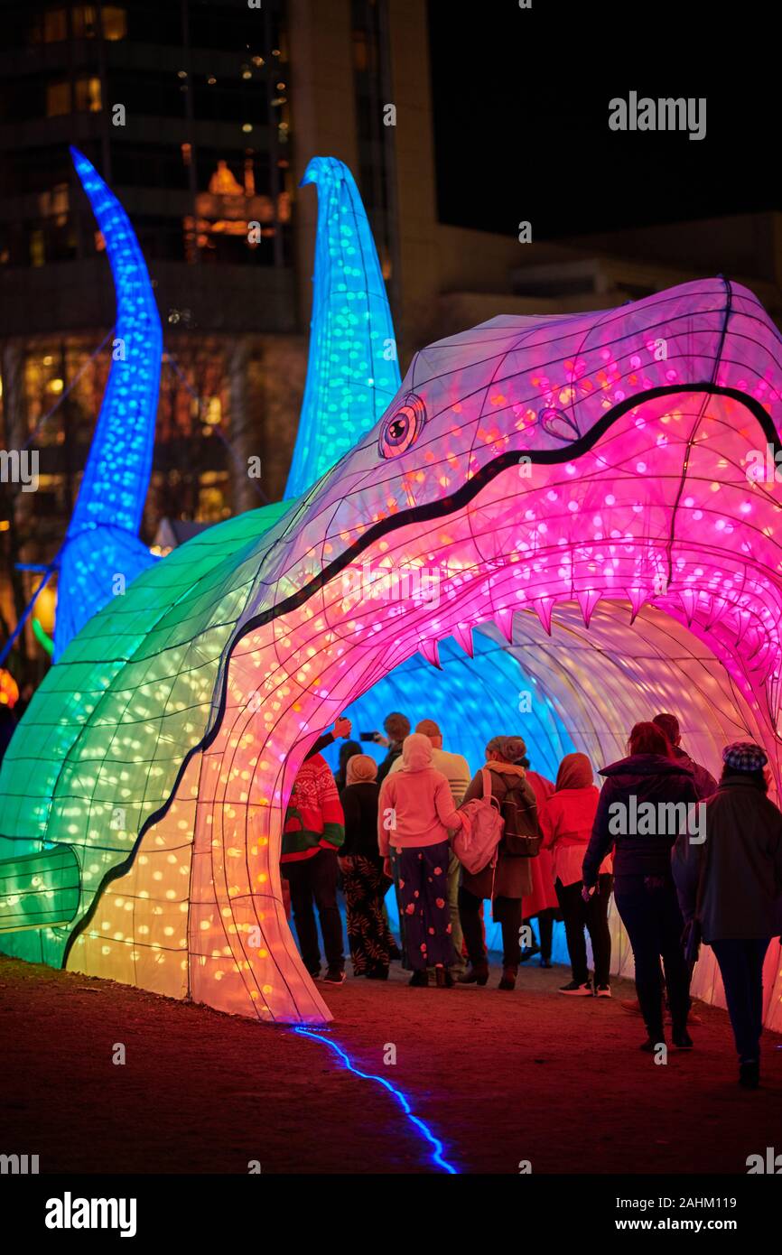 Atlanta Lanterna cinese Festival 2019 Foto Stock