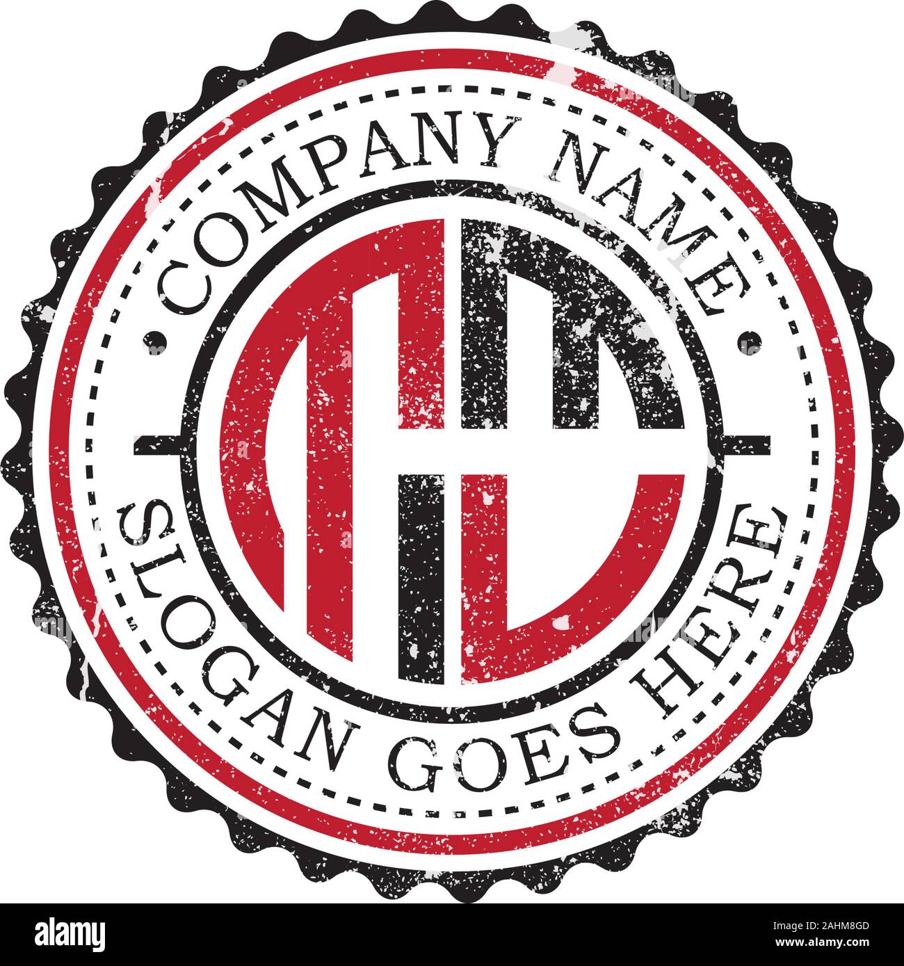 TV logo iniziale di ispirazioni,vintage distintivo logo design, lettera modello di logo Illustrazione Vettoriale