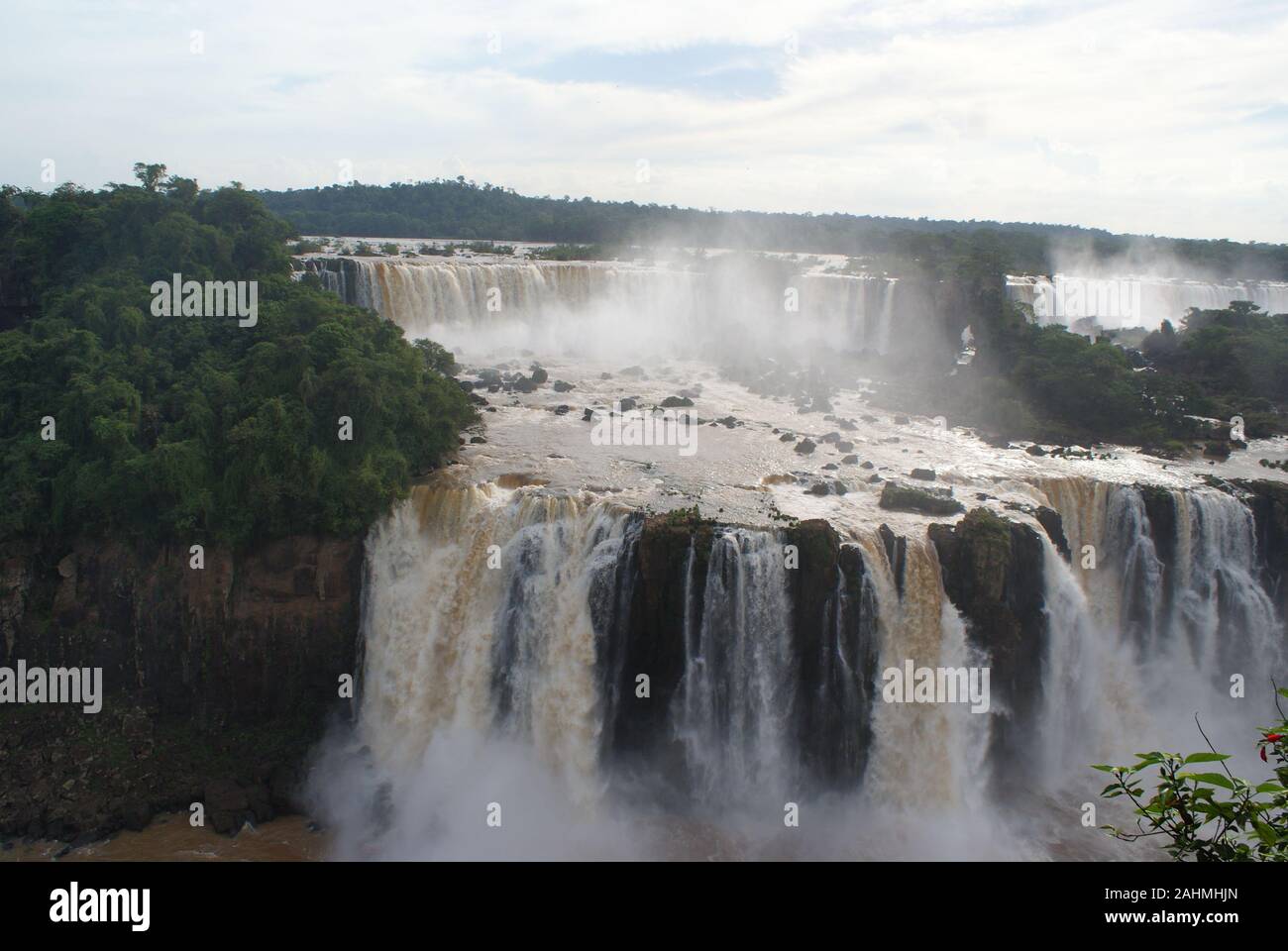 Cascate di Iguacu in Brasile Foto Stock