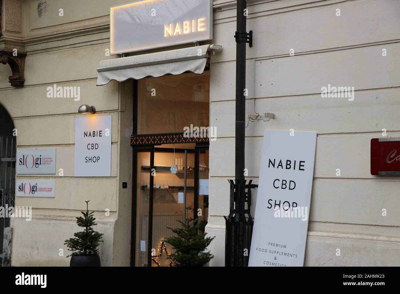 Nabie BCD Shop, Lubiana, Slovenia, Europa Foto Stock