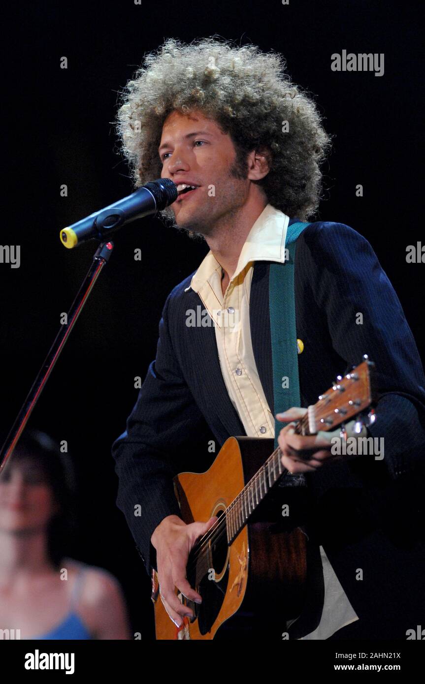 Verona Italia 09/07/2007 : Old Man River in concerto durante l'evento musicale "Festivalbar 2007'. Foto Stock