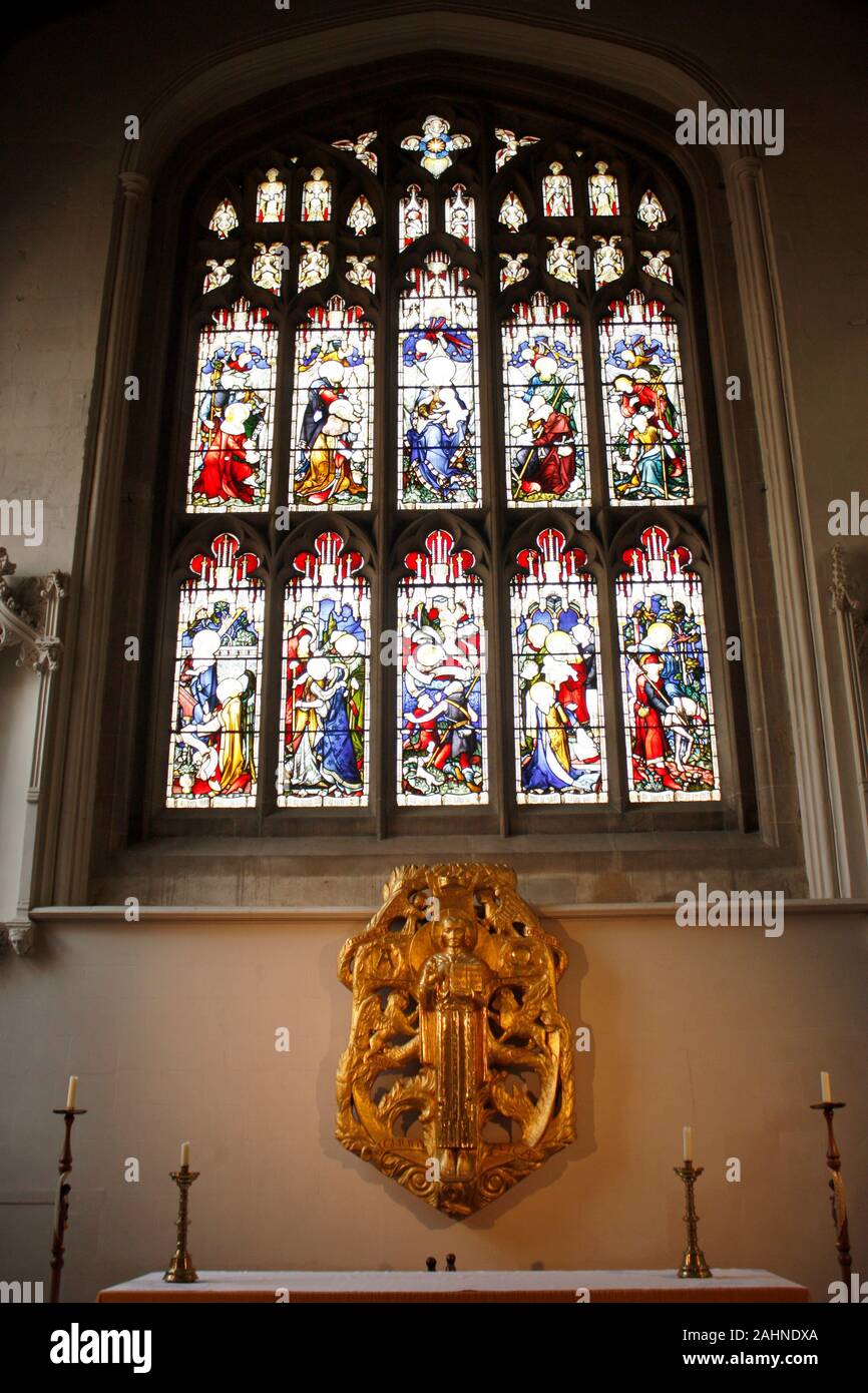 Chiesa di Cambridge artefatti Foto Stock