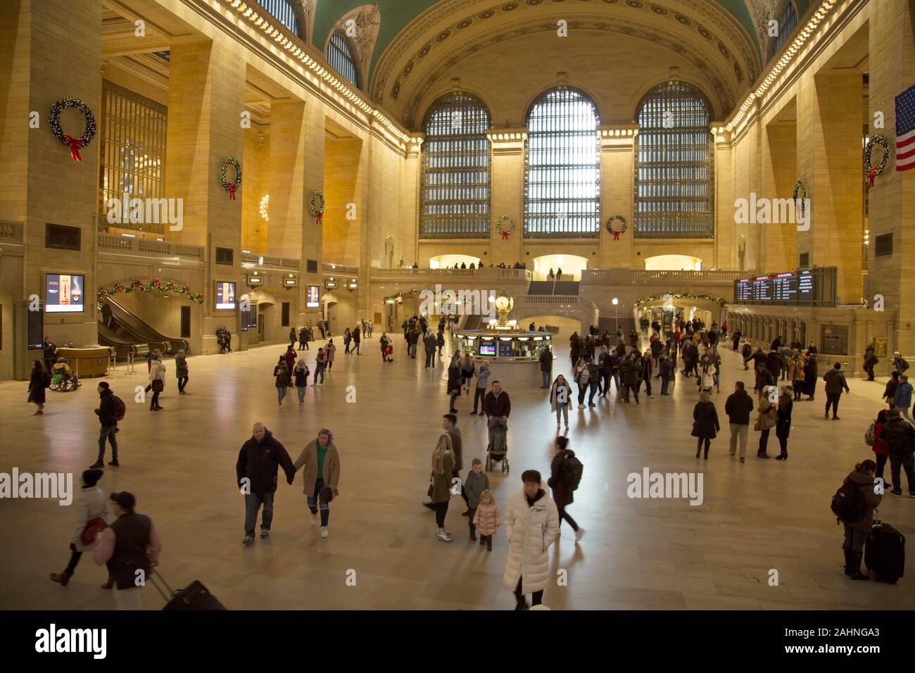 Atrio principale, la Grand Central Station si trova a 42nd Street e Park Avenue nel centro di Manhattan, New York New York, Stati Uniti d'America Foto Stock