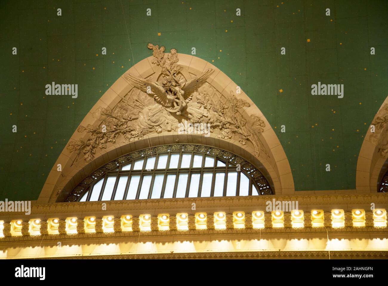 La Grand Central Station si trova a 42nd Street e Park Avenue nel centro di Manhattan, New York New York, Stati Uniti d'America Foto Stock