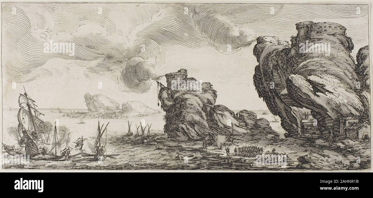 Jacques Callot. Pantalone, da tre comici italiani. 1618-1620. La Francia. Incisione su carta Foto Stock