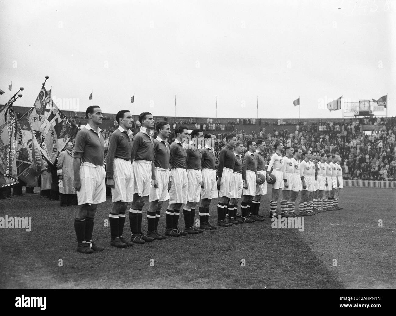 Entrambe le squadre: Chelsea e Anversa team Data Novembre 9, 1947 Location Chelsea Foto Stock