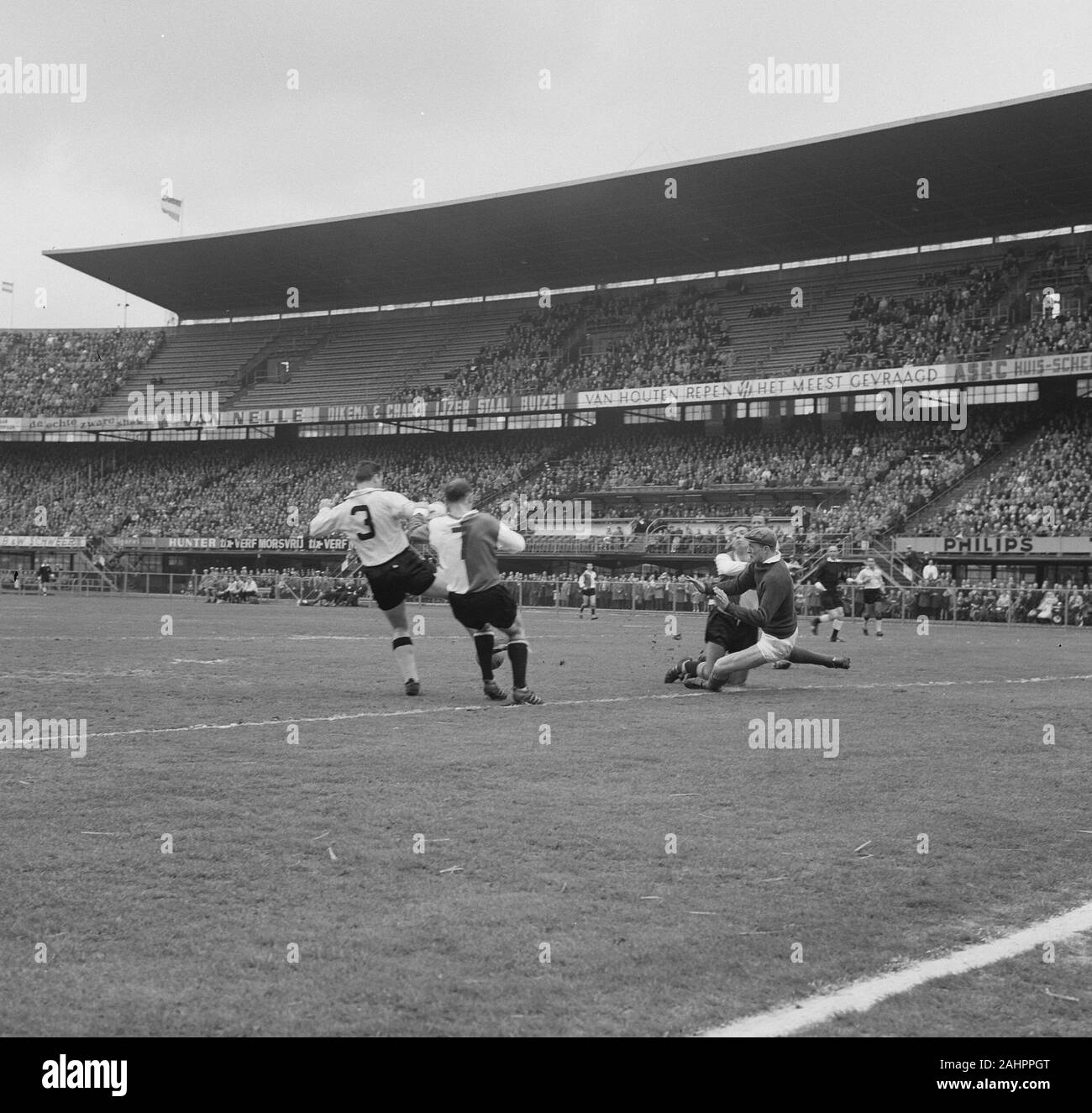 Feijenoord contro DOS 3-0. Momento di gioco data Maggio 4, 1963 Foto Stock