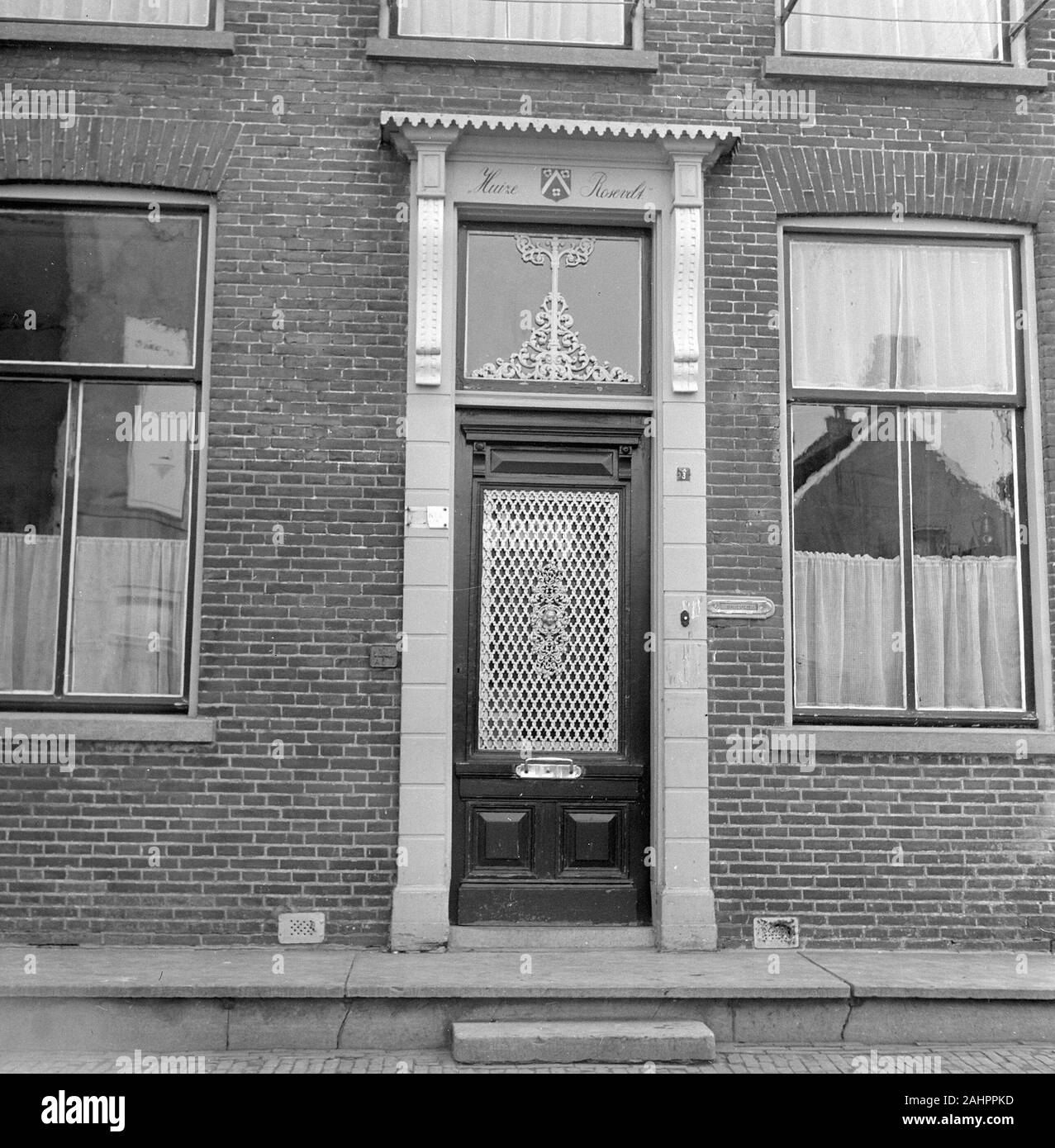 Oud-Vosmeer su Tholen. Luogo di antenati F. Roosevelt data novembre 19, 1947 Location Tholen, Zeeland Foto Stock