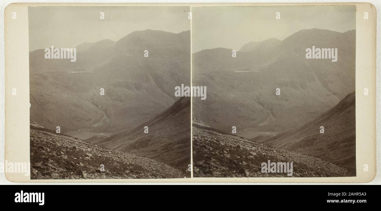 Artista sconosciuto. Untitled (Esk casa dal timpano verde). 1860-1869. Albume print, stereo Foto Stock
