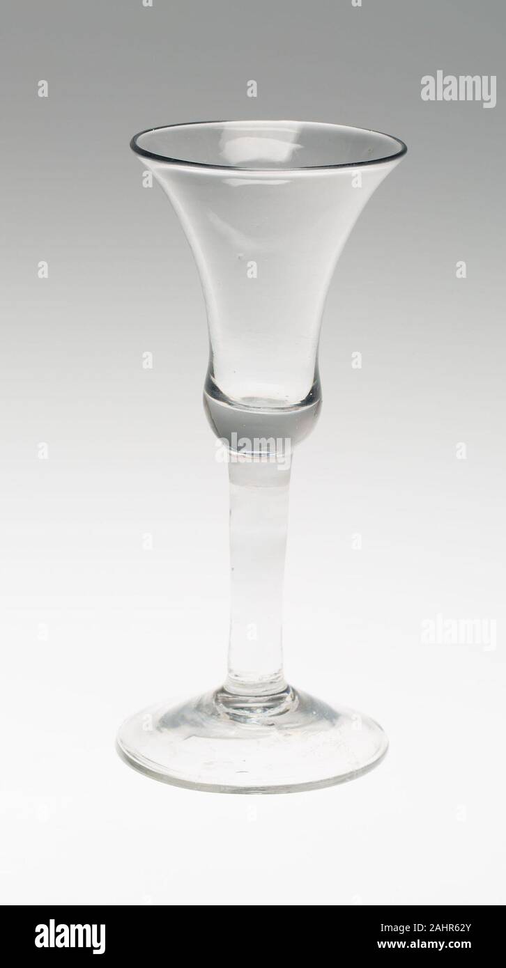 Bicchiere di vino. 1775-1785. In Inghilterra. Il vetro Foto Stock