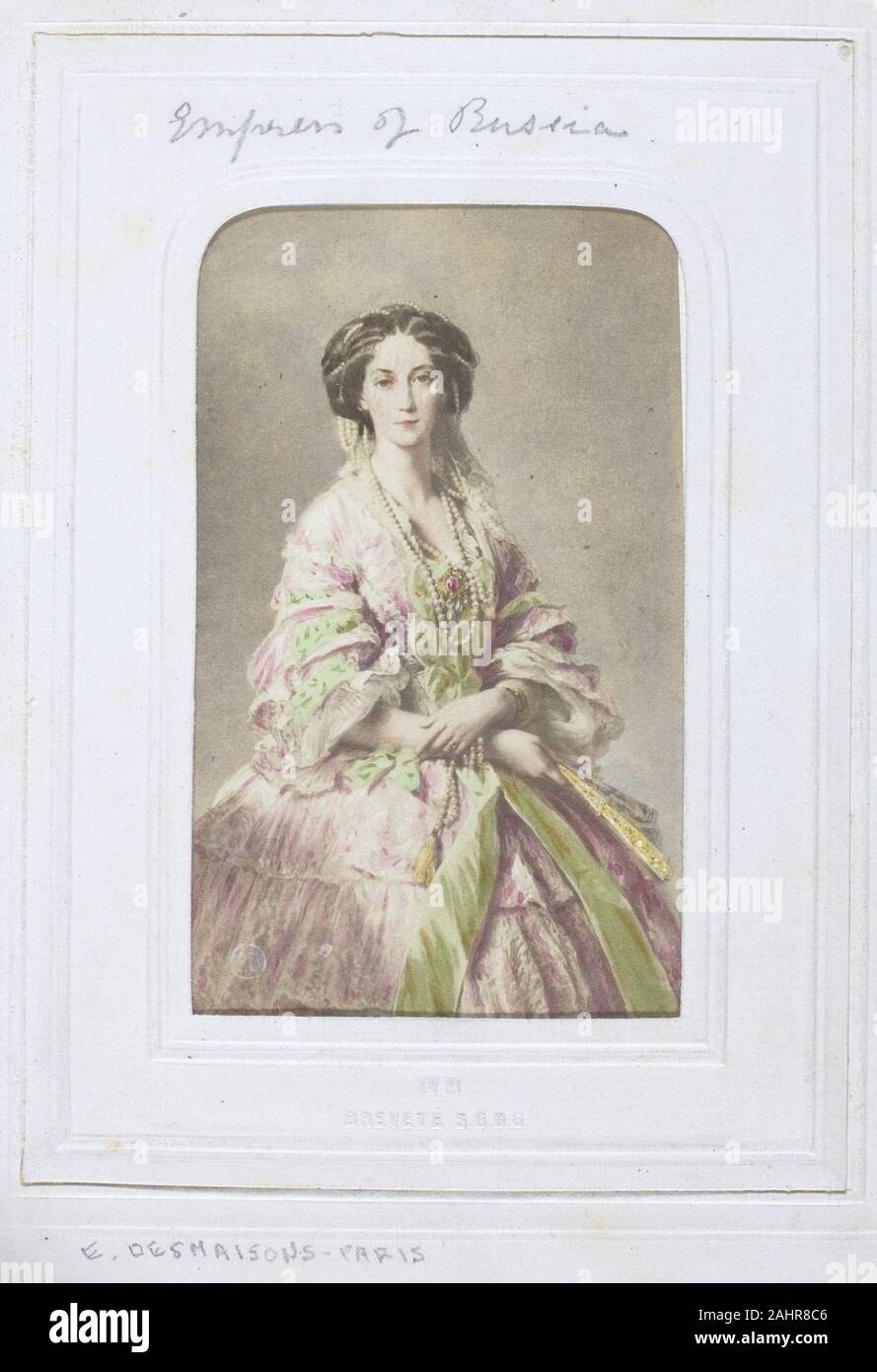 Émile Desmaisons. Imperatrice di Russia. 1860-1869. La Francia. Albume stampare Foto Stock