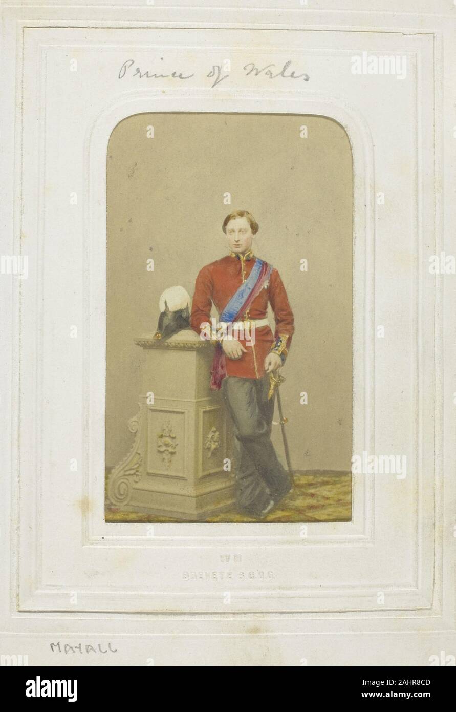 John Jabets Edwin Mayall. S.a.r. Il Principe di Galles. 1860-1869. Stati Uniti. Albume stampare Foto Stock