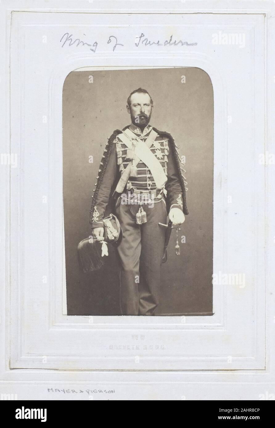 Mayer et Pierson. Re di Svezia. 1860-1869. La Francia. Albume stampare Foto Stock