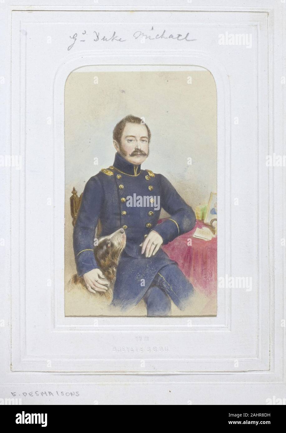 Émile Desmaisons. Il Granduca Michael. 1860-1869. La Francia. Albume stampare Foto Stock