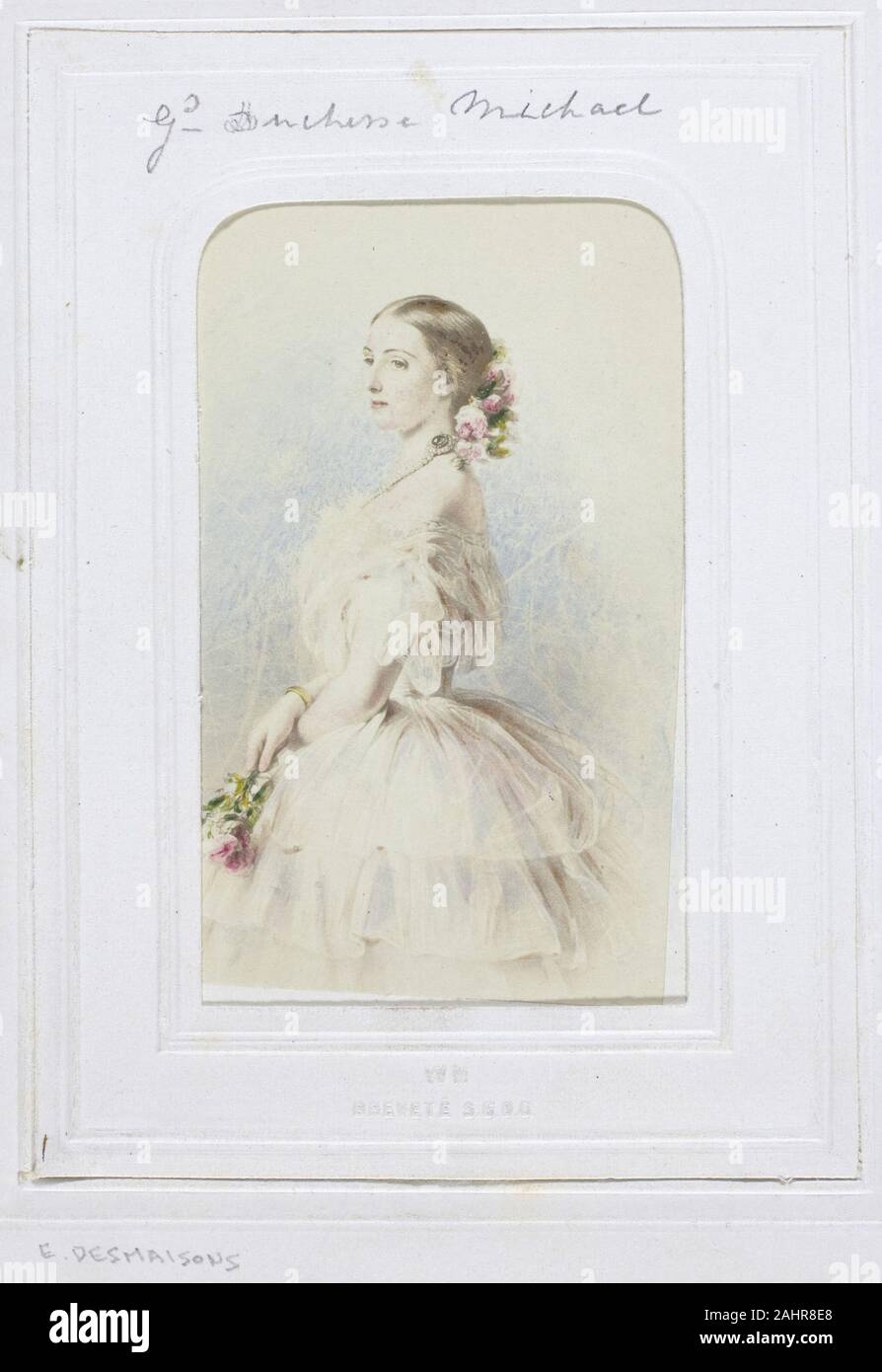 Émile Desmaisons. La granduchessa Michael. 1860-1869. La Francia. Albume stampare Foto Stock